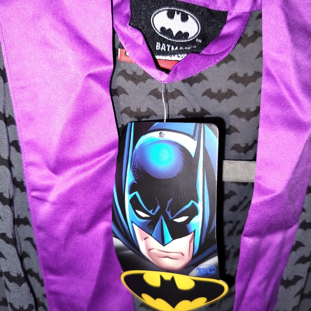 NWT S/M Robe Factory Polyester Batgirl Chiffon Robe - Picture 3 of 7